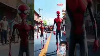 Thin Spider-Man Gets Strong 💥| Joker Faces Payback with Iron Man's Help #shorts​ #spiderman​ #joker​