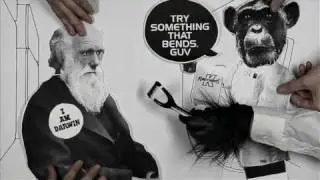 King of Shaves Azor Shaveolution (Bend the Rules) TV ad feat. Charles Darwin & Elvis Stubbles