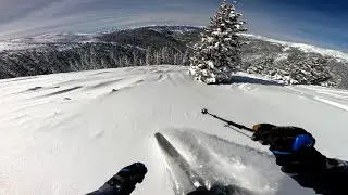 Skiing POWDER at ARAPAHOE BASIN, CO (Part 2) | Steeps and leftover chop (2/19/25)