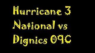 Hurricane 3 National Orange Sponge 39 vs Dignics 09c