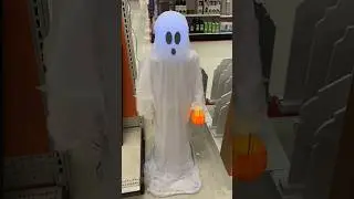 Target Light Up Telescoping Ghost Halloween 2023 Hyde & Eek In Store New Animatronic Demo