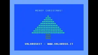 🎅 Buon Natale! Programma di Natale in BASIC per Commodore 64. 🎄