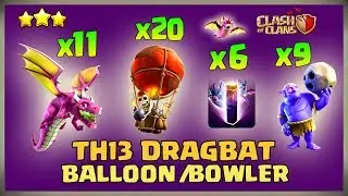 New TH13 Attack Strategy 2020! 3-Star Any War Attack TH13 Base | Clash Of Clans