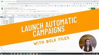 How to create auto campaigns with bulk files | Amazon PPC