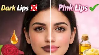 7 Din Mein Pink Lips Naturally 🌸 | Dark Lips Ka Permanent Ilaj | No Lipstick 😳