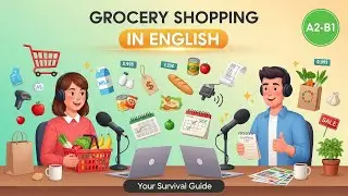 Grocery Shopping in English | Essential Phrases & Tips | English Podcast For Learning English