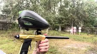 Valken Proton paintball marker shooting video 
