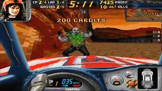 Carmageddon (1997) Windows 95, MS-DOS Gameplay HD 60fps