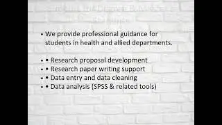 Health and Health related Research Consultancy