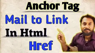 How to create mailto hyperlink..in html By raghav Sinha