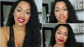 Easy Fall Makeup Look + 3 Lip Options!