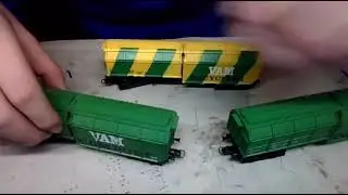 Modeltrein bekijken TEE ram en VAM wagens 