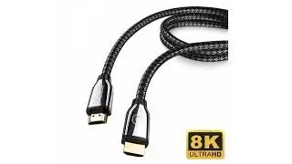 Кабель HDMI M - M, 1.0 м, V2.1, 8K(7680 x 4320) 60Hz HP