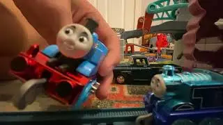 My 2 new Thomas the train toys for my birthday 