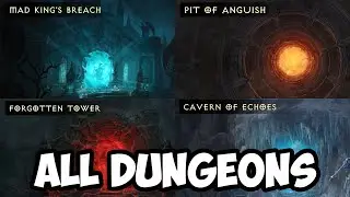 DIABLO IMMORTAL ALL DUNGEONS