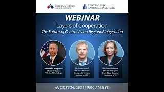 CACI Webinar: The Future of Central Asian Regional Integration