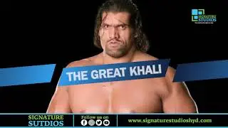 WWE Khali | Khali Interview wwe  the great khali. watch exclusive on signature studios. wwe fights