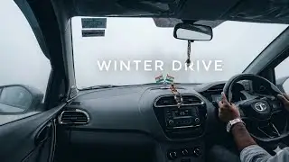🚗 INSANE Foggy Winter Drive in Assam! 😱 Zero Visibility on Icy Roads &ndash;Heart-Stopping Moments! ❄️