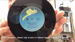 The Stranglers - ‘Shakin’ Like A Leaf’ c/w ‘Hitman’ - Promo - Published In Australia 🇦🇺
