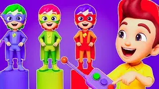 Turns Into Superheroes | Kids Song by Nomad Kids