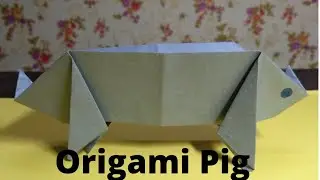How to make an Origami Pig