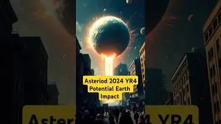 Asteriod 2024 YR4 - Potential Earth Impact #shorts #asteriod #asteriod2024yr4 #earthimpact #space