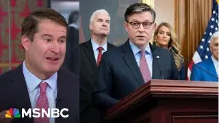 'On a paid vacation': Congressman slams Speaker Johnson as shutdown hits day 31