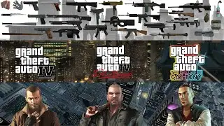 All Weapons in Grand Theft Auto 4 and Episodes from Liberty City