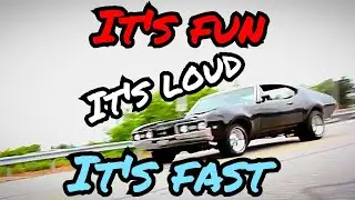 68' CUTLASS: 455 / 4 SPEED Exhaust Sound!!! TAKE a RIDE!!!