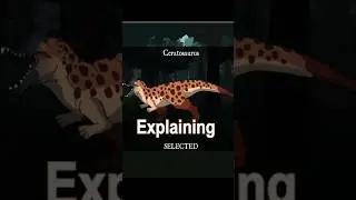 Explaining Dinosaurs Abilities - Ceratosaurus #dinosaurs #roblox #mesozoico #gaming #ceratosaurus