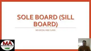 SOLE BOARD SILL BOARD