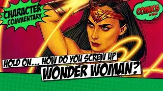 Why does Wonder Woman struggle to become a top level comic book character?