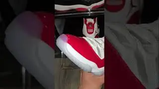 Nike Jordan Cherry Red 11 #nike #jordan #jumpman #sneakers #sneakerhead #jordan23 #nikejordan