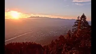 Original Atmovie 4K - Sonnenuntergang am S&auml;ntis (Blick aus LIechtenstein)