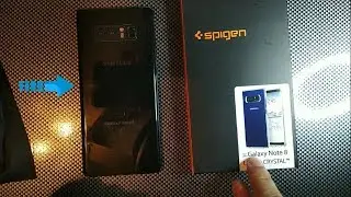 Spigen Liquid Crystal Designed for Samsung Galaxy Note 8 Case (in 2020) - Crystal Clear