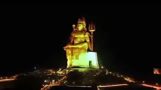 Statue of belief Shiv murti Nathdwara light show