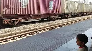 train high speed goods train for kids electric engine indian railways short video
