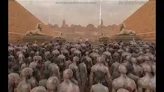 10 K Zombies VS 2 K Roman Soldiers & Archers Battle Simulator 2