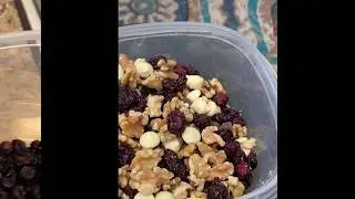 Homemade trail mix