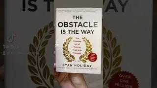 The OBSTACLE is the way....#TheJourney #RyanHoliday #TheObstacleIsTheWay #Books #Bookish #Stoic