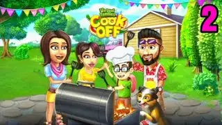 Virtual Families Cook Off. Part 2. Gameplay iOS,Android Games. 