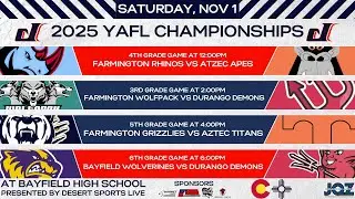 (3rd Grade) FARMINGTON WOLFPACK vs. DURANGO DEMONS