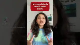 Have you failed a certification exam?