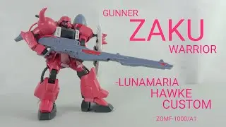 GUNNER ZAKU WARRIOR (Lunamaria Hawke Custom) ZGMF-1000/A1. - speed build.