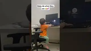 Baby helps mommy 🥹💕