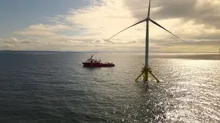 Installing TetraSpar -  world&rsquo;s first full-scale industrialized Floating Wind Foundation