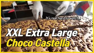 XXL Extra Large Korean Chocolate Castella Cake - Wait for the ziggle