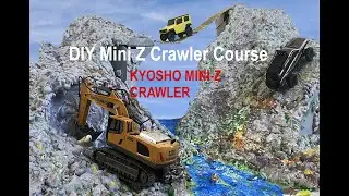 DIY Mini Z Crawler Course: Indiana Jones volcano Adventure! Part 1 The Build