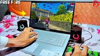 How to play free fire game in 10 generation laptop with handcam gameplay #freefire 