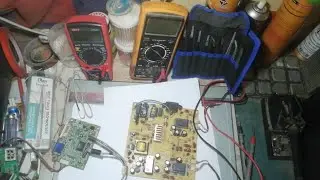 عطل الباور في شاشه الكمبيوتر(تتبع عطل الباور) problem power in lcd screen @YasserKamel1